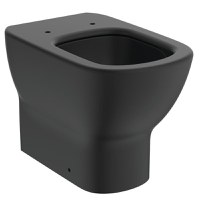 Vas WC Ideal Standard Tesi AquaBlade back-to-wall, pentru rezervor ingropat, negru mat - T0077V3 - 1