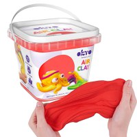 Air Clay pentru modelaj, 200g, Okto - Rosu - 1