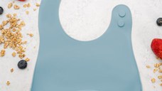 Baveta din silicon, AppeKids - Aqua Blue