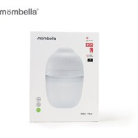 Biberon Anticolici Mombella Breast-Like cu Tetina 360° XL Flux Consistent, 100% Silicon, 300 ml Ivory - 6