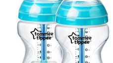 Biberon Tommee Tippee Advanced Cu Sistem De Ventilatie, 260ml, 2 Buc