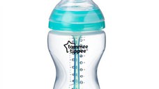 Biberon Tommee Tippee Advanced cu Sistem de Ventilatie Bleu, 340 ml