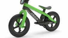 Bicicleta de echilibru, Chillafish, BMXie 2, Cu suport pentru picioare si frana integrate, Cu sa reglabila, Greutatate 3.8 Kg, 12 inch, Pentru 2 - 5 ani, Kiwi