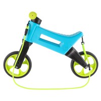 Bicicleta fara pedale Funny Wheels Rider SuperSport YETTI 3 in 1 Blue/Lime - 2