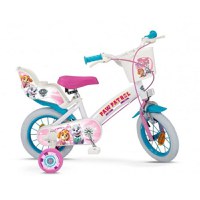 Bicicleta Toimsa cu Roti Ajutatoare Paw Patrol pentru Fetite, 12 Inch - 2