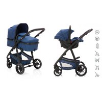 Carucior Fillikid Panther Transformabil 3 in 1 Blue Melange - 2