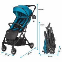 Carucior Sport Coccolle Alla Turquoise Tide - 7