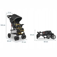 Carucior Sport Lionelo Emma Plus, Colectia 2019 - Stone - 1