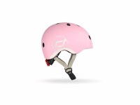 Casca de protectie pentru copii, sistem de reglare magnetic cu led, XXS-S, 45-51 cm, 1 an+, Rose, Scoot Ride - 2