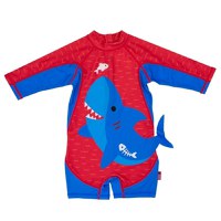 Costum de Baie Zoocchini Protectie UPF50+ Marime L 24-36 Luni Shark - 1