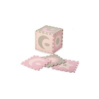 Covoras de Joaca Puzzle 120x120 cm Momi Nebe Pink - 3