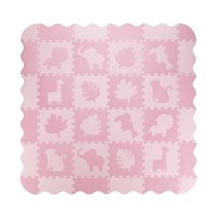 Covoras de Joaca Puzzle 150x150 cm Momi Zawi Pink - 5