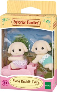 Figurine Sylvanian Families-Gemenii Iepurasi Flora - 6