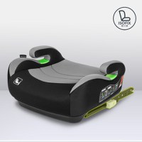 Inaltator auto, Lionelo, Luuk Fix, 125- 150 cm, Instalare cu sistem Isofix si centura de prindere, Cu husa detasabila, Conform standardului de securitate i-Size, Gri - 6