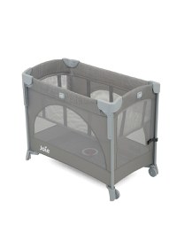 Joie - Patut pliant pentru cosleeping Kubbie Foggy Gray - 4