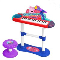 Keyboard Electronic Reig Musicales cu Microfon si Scaunel Peppa Pig - 2