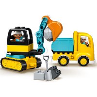 LEGO DUPLO Camion si Excavator pe Senile 10931 - 4