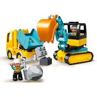 LEGO DUPLO Camion si Excavator pe Senile 10931 - 5