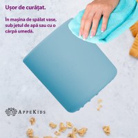 Pahar din silicon, AppeKids - Aqua Blue - 3