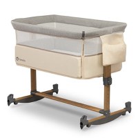 Patut Co-sleeper Lionelo Leonie Cu Sistem de Leganare Beige Sand - 4