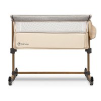 Patut Co-sleeper Lionelo Leonie Cu Sistem de Leganare Beige Sand - 6