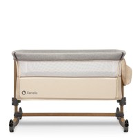 Patut Co-sleeper Lionelo Leonie Cu Sistem de Leganare Beige Sand - 8