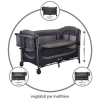 Patut Coccolle Insieme Co-Sleeper, Greystone - 12