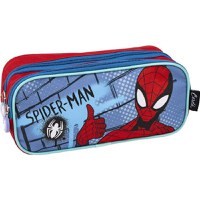 Penar Cerda Spiderman cu 2 Compartimente, 22x8x10 cm - 1