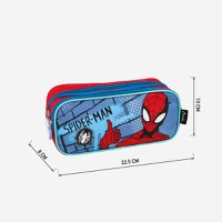 Penar Cerda Spiderman cu 2 Compartimente, 22x8x10 cm - 5