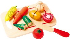 Platou New Classic Toys cu Legume de Jucarie