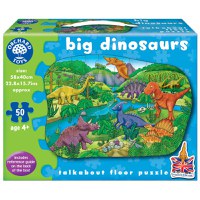 Puzzle de Podea Orchard Toys Dinozauri 50 Piese - 1