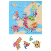 Puzzle din lemn Europa Marionette 19 piese - 4