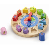 Puzzle New Classic Toys din Lemn Ceas - 2