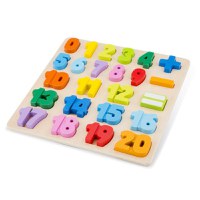 Puzzle New Classic Toys din Lemn cu Numere - 1