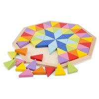 Puzzle New Classic Toys Octogon Colorat cu 72 piese - 2