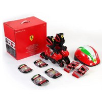 Role Mesuca Ferarri Masura 29 - 32 Rosii cu Set Protectie - 7