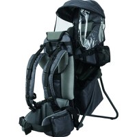 Rucsac FreeON pentru Transportul Copiilor cu Multiple Compartimente si Acoperis, Mount Grey - 1