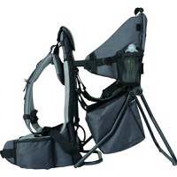 Rucsac FreeON pentru Transportul Copiilor cu Multiple Compartimente si Acoperis, Mount Grey - 8