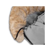 Sac de Iarna Lionelo pentru carucior Frode 90x45 cm Impermeabil Universal Gri - 8