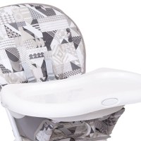 Scaun de masa Graco Snack N Stow Patchwork Grey - 4