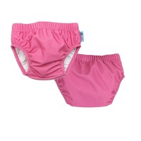 Set 2 Chilotei de Baie Impermeabili Zoocchini Pink Shark cu Protectie UPF50 Marime M 12-24 Luni - 2