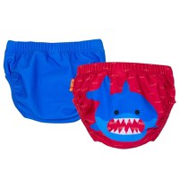 Set 2 Chilotei de Baie Impermeabili Zoocchini Shark cu Protectie UPF50 Marime M 12-24 Luni - 1