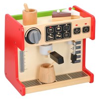 Set din lemn 2 in 1 Marionette Espressor si vitrina deserturi - 1