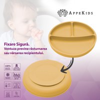 Set Diversificare, AppeKids, 100% Silicon, Classic - Honey - 4