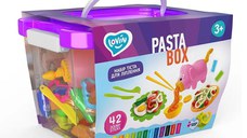 Set plastilina si accesorii pentru modelaj Lovin - 42 culori - Pasta Box