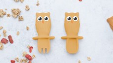 Set Tacamuri din silicon, AppeKids, OWL - Honey