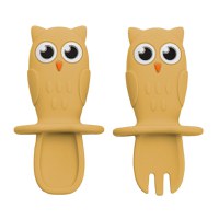 Set Tacamuri din silicon, AppeKids, OWL - Honey - 6