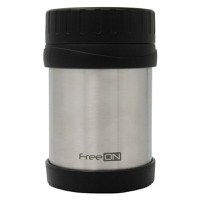 Termos Inox FreeON pentru Mancare Solida 350 ml, Gri - 3