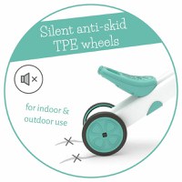 Tricicleta copii, Chillafish, Bunzi Matte, 2 in 1, Transformabila in bicicleta fara pedale, Cu sa reglabila, Cu mic compartiment in sa, 1.9 Kg, Pentru 1-3 ani, Mint - 6