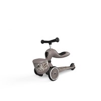 Trotineta copii cu sezut, suport jucarie, transformabila 2in1, HighwayKick 1 Lifestyle Brownlines, 1-5 ani, pana la 50 kg, Scoot Ride - 2